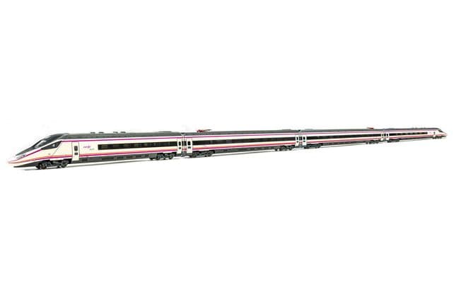 RENFE, set de 4 unidades, automotor eléctrico de alta velocidad S-114, ép. VI, con decoder de sonido (1)