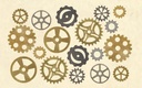 Steampunk Clock Cogs Pack (1)