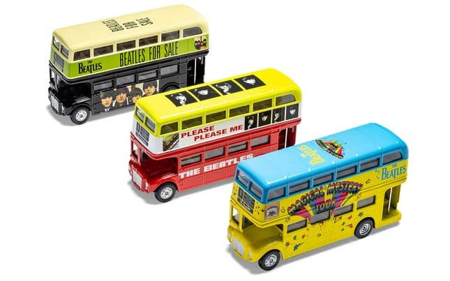 The Beatles - Series Two - Set of 3 Album Cover London Bus models (1)