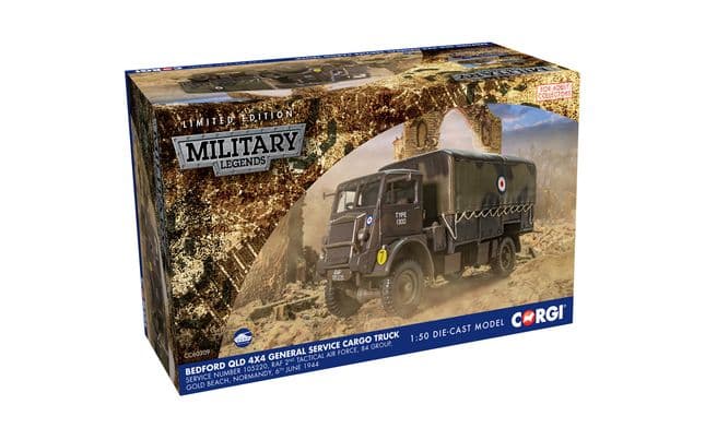 Bedford QLD 4X4 General Service Cargo Truck - RAF (3)