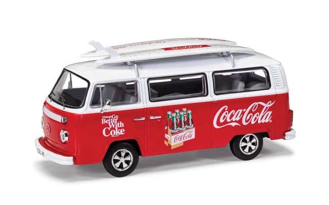 Coca-Cola Volkswagen Campervan Type 2 (T2) Bay Window - Surf Van (1)
