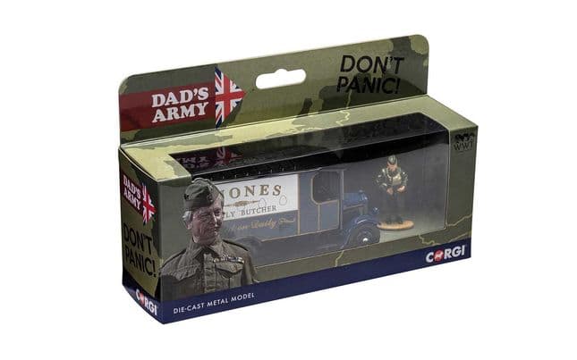 Dad‚Äôs Army J. Jones Thornycroft Van & Mr Jones Figurine (3)