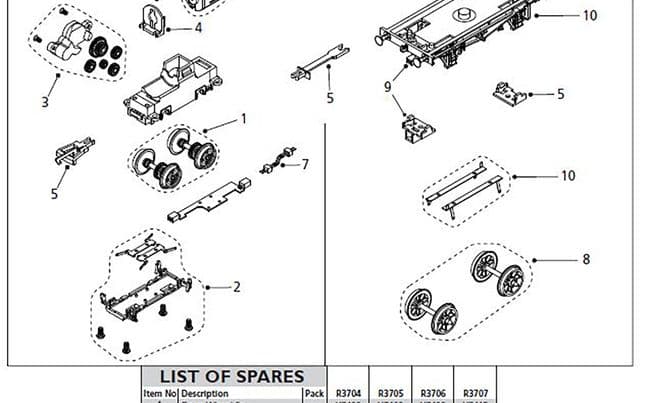 12.6mm Spoked Wheels (Pack 10) (1)