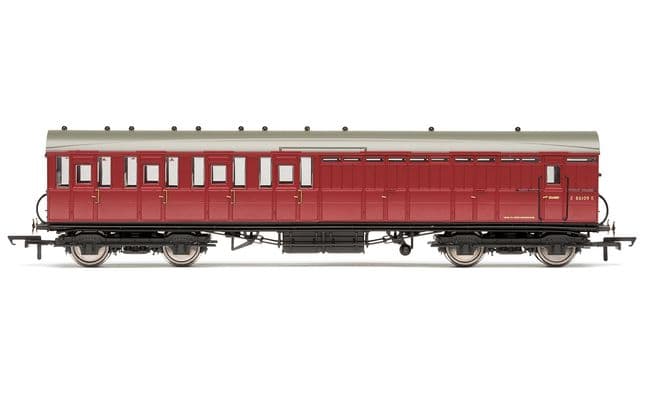 BR, 51' Gresley Non-Vestibuled Suburban Brake Third, E86109E- Era 5 (1)