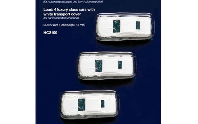 Carico: 4 carrozze di classe lusso con copertura di trasporto bianca (1)