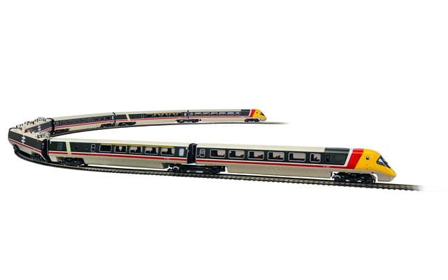 BR, Class 370 Advanced Passenger Train, Set 370 001 and 370 002, 7-car pack - Era 7 (1)