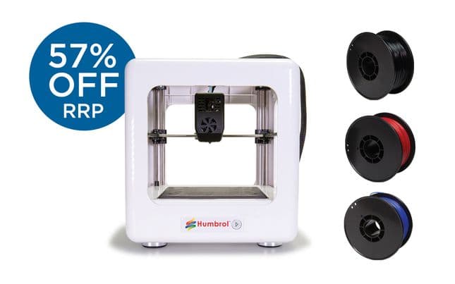 Humbrol 3D Mini Printer with PLA Filament Packs Bundle (1)