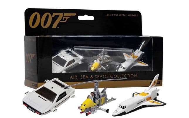 James Bond Air, Sea & Space Collection Triple Pack (Space Shuttle, Gyrocopter, Lotus Esprit) (2)