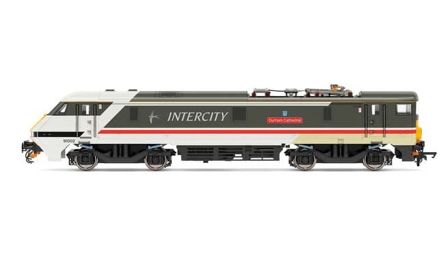 BR, Class 91, Bo-Bo, 91002 'Durham Cathedral' - Era 8 (2)