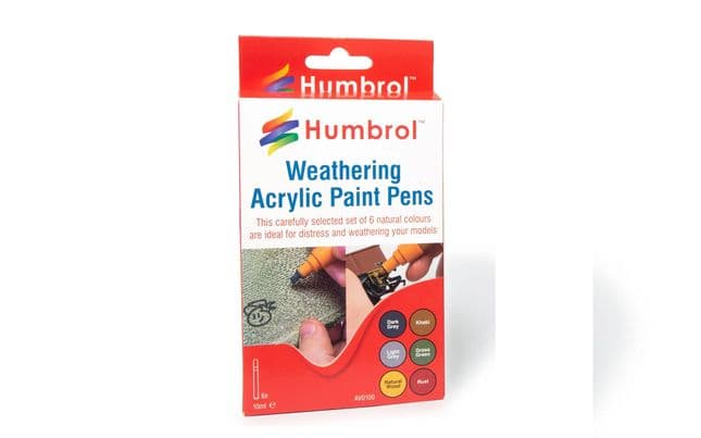 Acrylic Weathering Paint Pens Pack - (6x 10ml) (1)