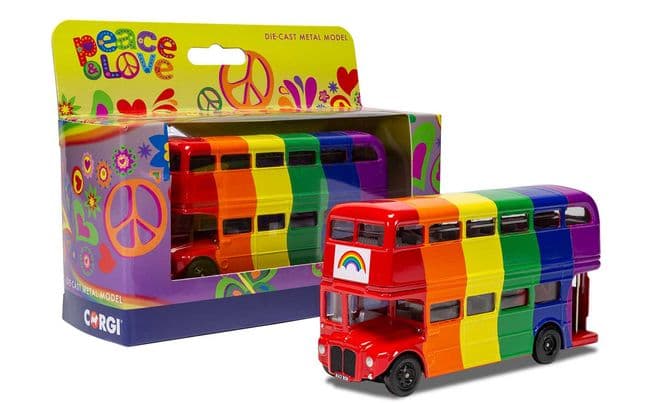London Bus Rainbow (2)