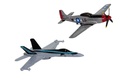 Maverick's F/A-18 Super Hornet & P-51D Mustang (Top Gun Maverick, 2021) (1)