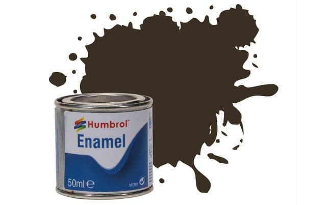 Enamel Paint: 10 - Service Brown - Gloss - (50ml) (1)