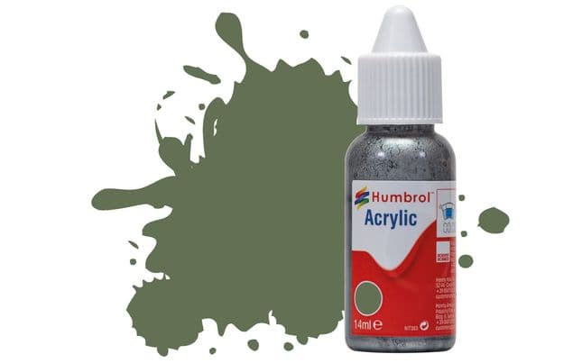 Acrylic Paint: 102 - Army Green - Matt - (14ml) (2)