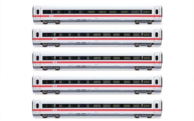 DB AG, set di 5 carrozze aggiuntive per ICE-1 HL1751 (1 x 1ª classe + 4 x 2ª classe), “Landshut” (1)