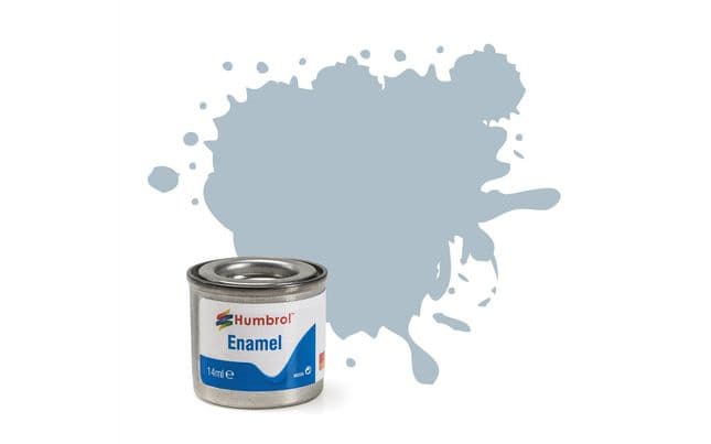 Enamel Paint: 127 - US Ghost Grey - Satin - (14ml) (1)