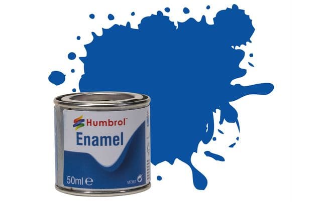 Enamel Paint: 14 - French Blue - Gloss - (50ml) (1)