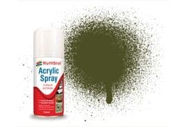 Acrylic Spray: 155 - Olive Drab - Matt - (150ml) (1)