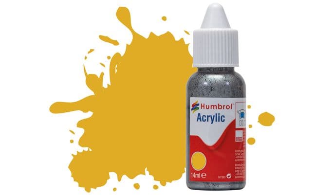 Acrylic Paint: 16 - Gold - Metallic - (14ml) (2)