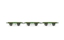 Flat Bed Wagon Pack containing 3 x Flat Bed wagons (Stephenson's Rocket) (4)
