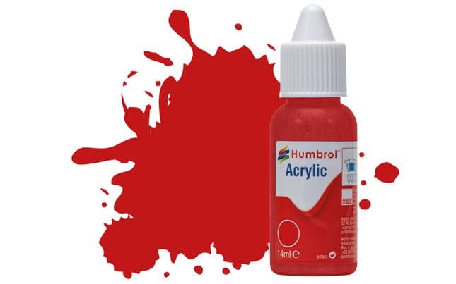 Acrylic Paint: 220 - Italian Red - Gloss - (14ml) (1)