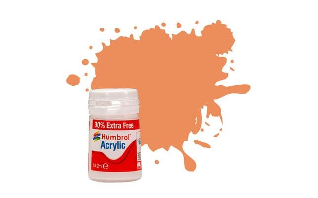 Acrylic Paint: 61 - Flesh - Matt - (14ml + 30% Extra Free Pot) (1)