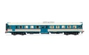 FS, set di 2 unità ALn 668 serie 1200 (doppia porta centrale, marmitte sul tetto), livrea d'origine con finestrini frontali piani (3)