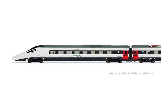 FS Trenitalia, set base di 4 unità, ETR 610, nuova livrea EuroCity (2)
