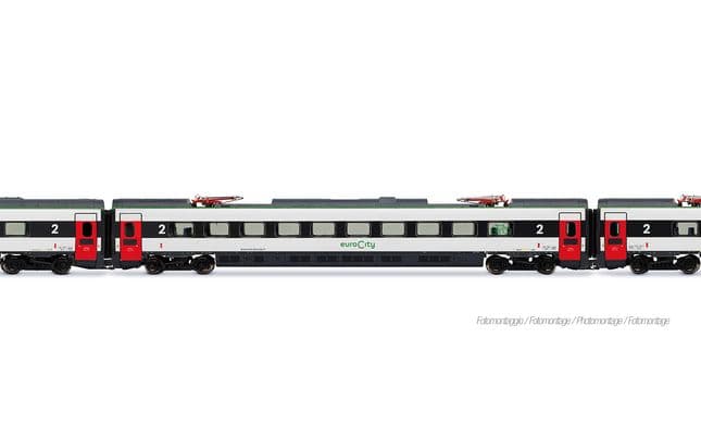 FS Trenitalia, set base di 4 unità, ETR 610, nuova livrea EuroCity (3)