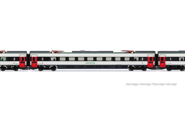 FS Trenitalia, set base di 4 unità, ETR 610, nuova livrea EuroCity (4)