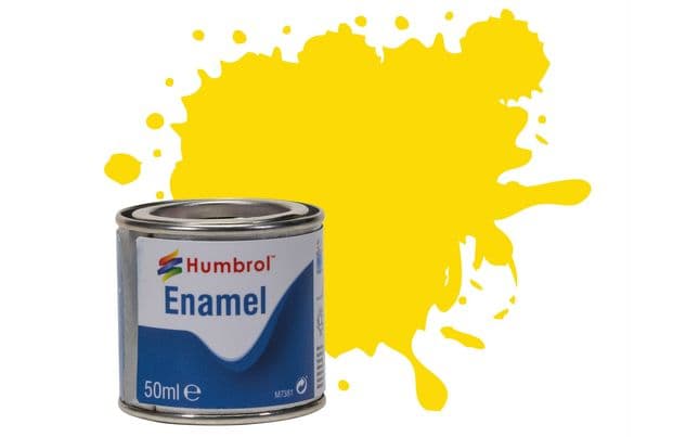 Enamel Paint: 69 - Yellow - Gloss - (50ml) (1)
