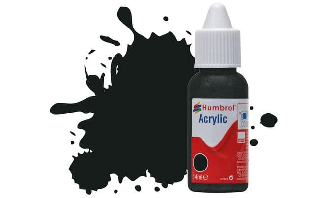 Acrylic Paint: 91 - Black Green - Matt - (14ml) (1)