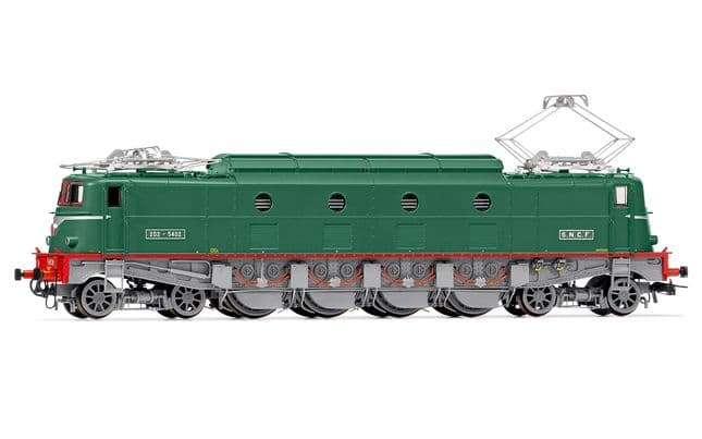 SNCF, electric locomotive 2D2 5402, light green livery, GRG version, period III (1)