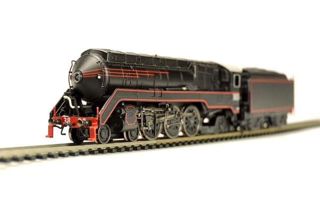 NSW, locomotiva a vapore C38, livrea nera/rossa, ep. III (3)
