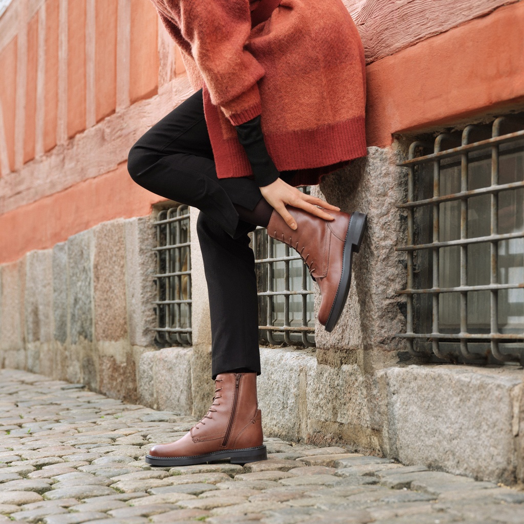 SERILDA MUJER - Botines con cordones (1)