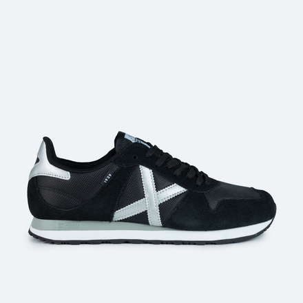 MUNICH MASSANA 431 Retro Running Trainers Navy Blue and White (11)