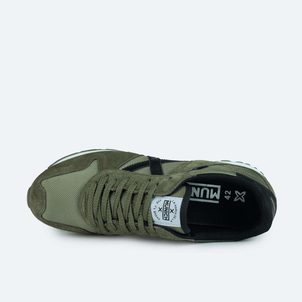 MUNICH MASSANA 433 Retro Running trainers Khaki Green (5)
