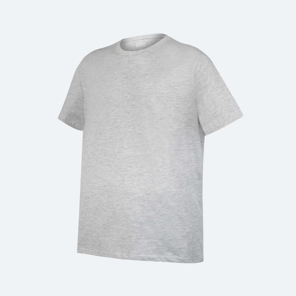 Gray cotton-viscose casual MUNICH T-shirt (3)