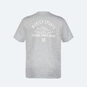Gray cotton-viscose casual MUNICH T-shirt (4)