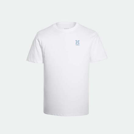 Basic white cotton MUNICH T-shirt (6)
