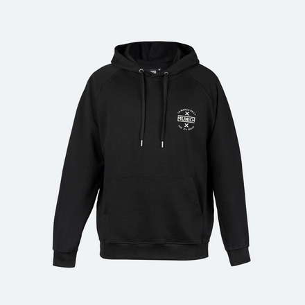 MUNICH Classic black cotton hoodie (2)