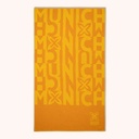 Mustard-colored cotton MUNICH towel. (2)