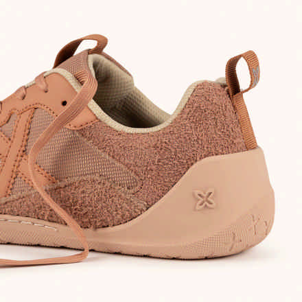 MUNICH FLEXING 10 Mauve and dusty pink Wild Feet "Barefoot" sneakers with wide toe box (9)
