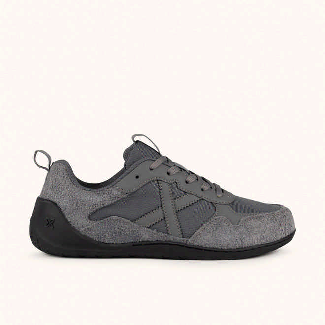 MUNICH FLEXING 11 Anthracite grey Wild Feet "Barefoot" sneakers with wide toe box (1)