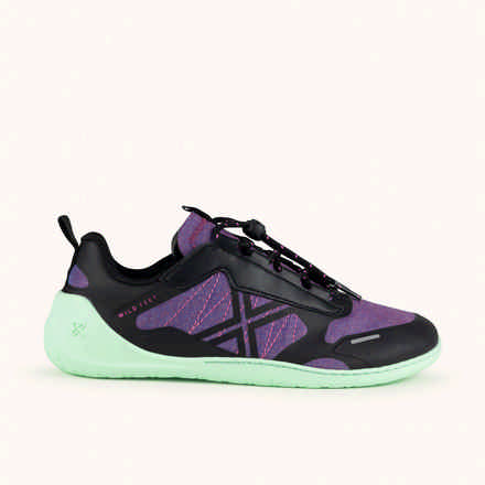 MUNICH FREESTEP 06 Mint green and purple Wild Feet "Barefoot" sneakers with wide toe box (8)