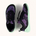 MUNICH FREESTEP 08 Black and purple Wild Feet "Barefoot" sneakers with mint green sole (7)
