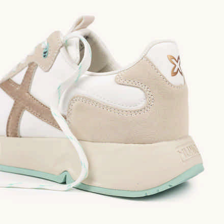 MUNICH MAMBA 04 High-volume and contemporary aesthetic sneakers Beige, Ochre and Animal Print (11)