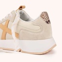 MUNICH MAMBA 05 High-volume and contemporary aesthetic sneakers White, Beige, Gold and Animal Print (9)
