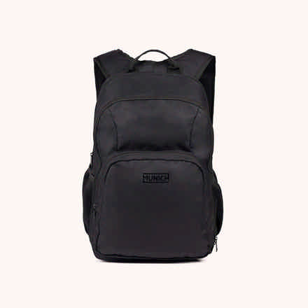 MUNICH BACKPACK STREET C/BLACK Black Recycled Polyester Urban Backpack with Double Compartment (2)