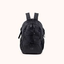 MUNICH BACKPACK STREET C/BLACK Black Recycled Polyester Urban Backpack with Double Compartment (7)